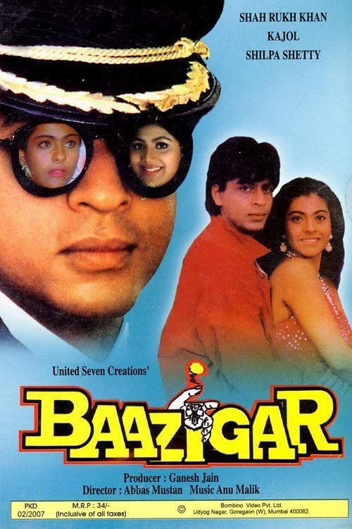 Baazigar (1993) Hindi 720p HEVC HDRip x265 AAC ESubs Full Bollywood Movie [900MB] Full Movie Download