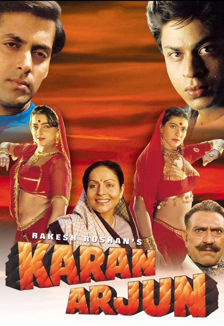 Karan Arjun (1995) Hindi 720p HDRip x264 AAC Full Bollywood Movie [1.4GB] Full Movie Download