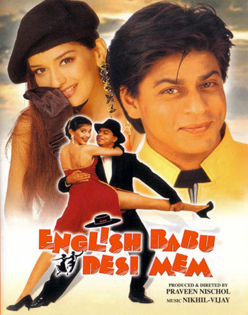 English Babu Desi Mem (1996) Hindi 720p HDRip x264 AAC ESubs Full Bollywood Movie [1.4GB] Full Movie Download