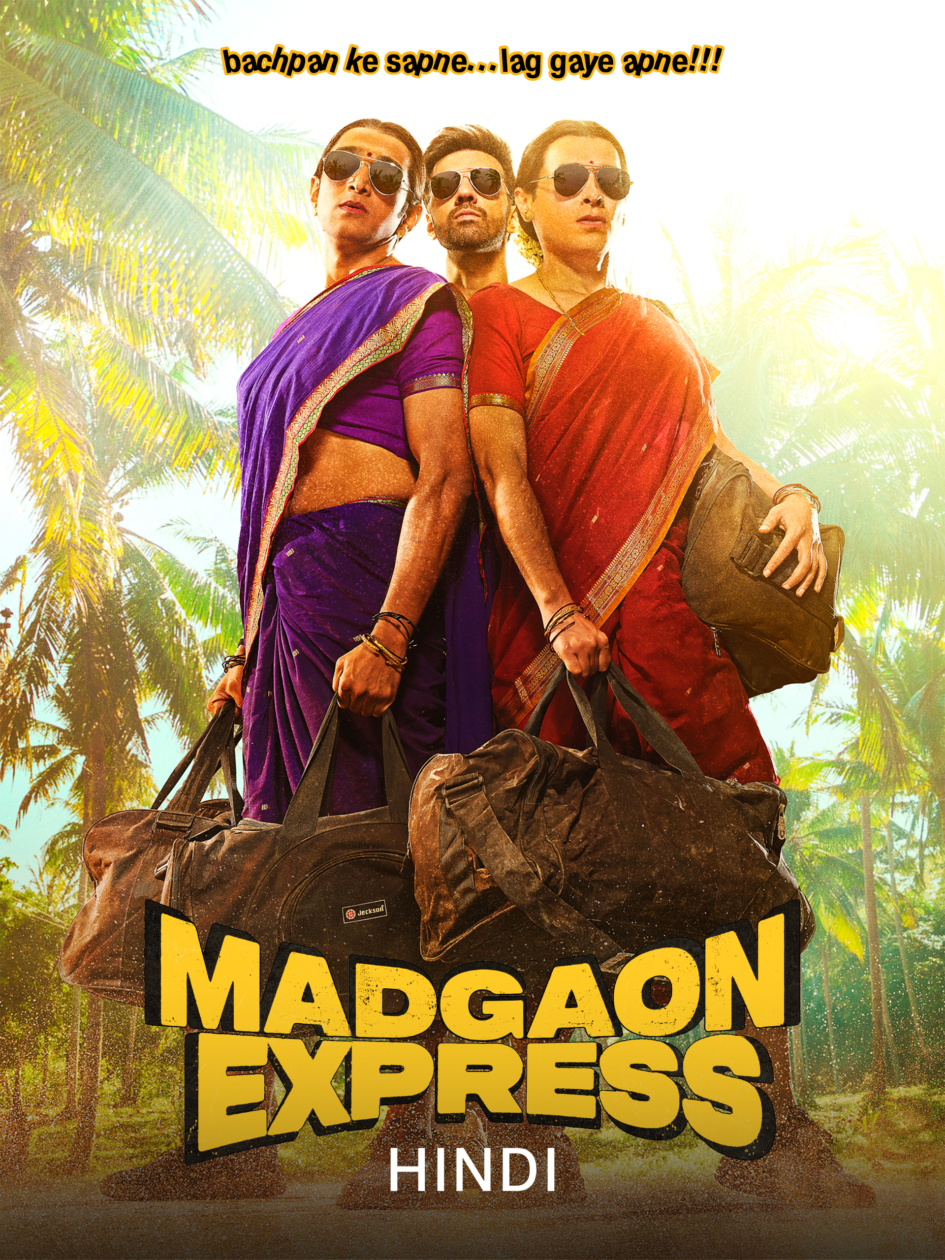 Madgaon Express (2024) Hindi 480p HDRip x264 AAC ESubs Full Bollywood Movie [450MB] Full Movie Download