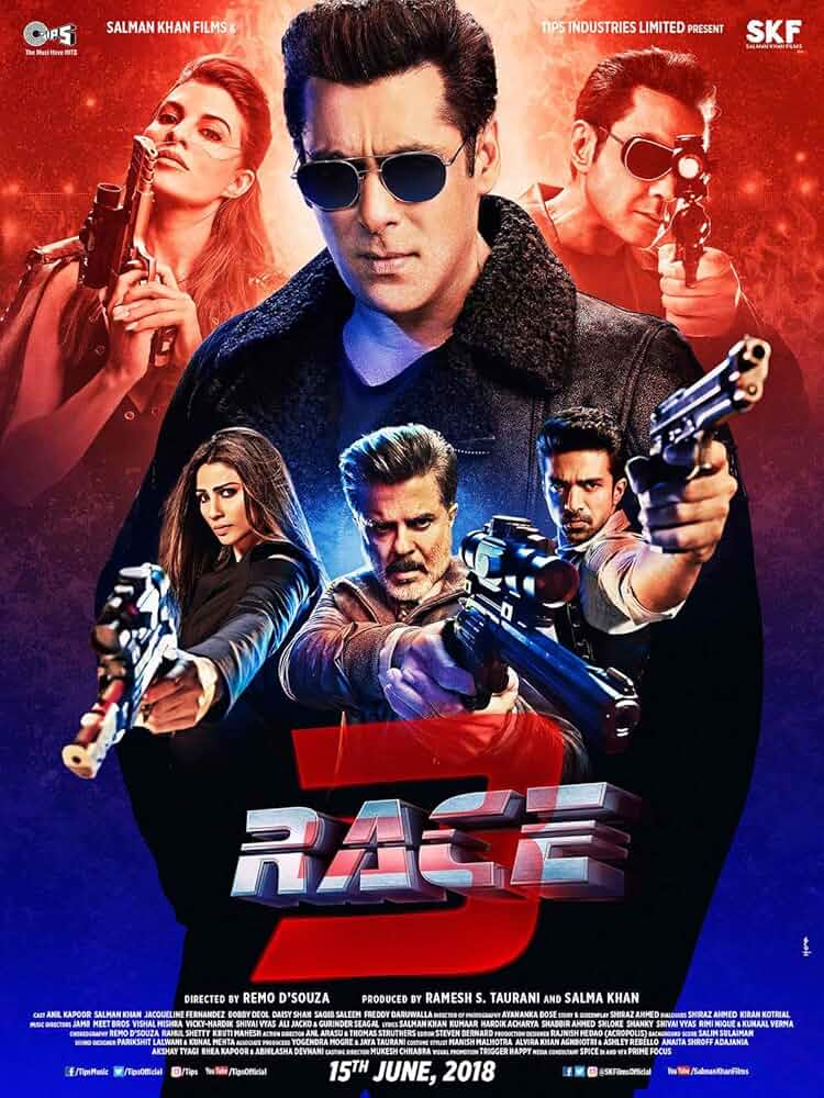 Race 3 (2018) Hindi 720p HEVC HDRip x264 AAC ESubs Full Bollywood Movie [750MB] Full Movie Download
