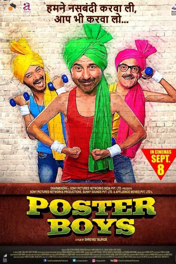 Poster Boys (2017) Hindi 1080p HDRip x264 AAC 5.1 ESubs Full Bollywood Movie [2.4GB] Full Movie Download