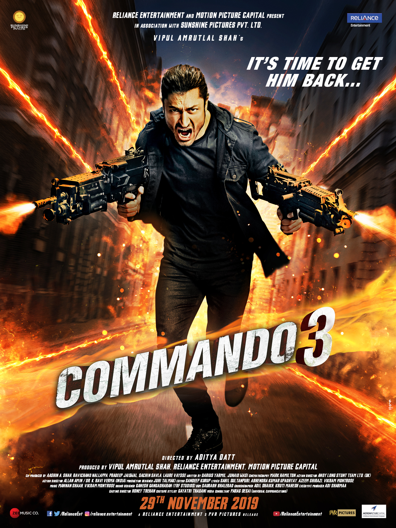Commando 3 (2019) Hindi 480p HDRip x264 AAC ESubs Full Bollywood Movie [400MB] Full Movie Download