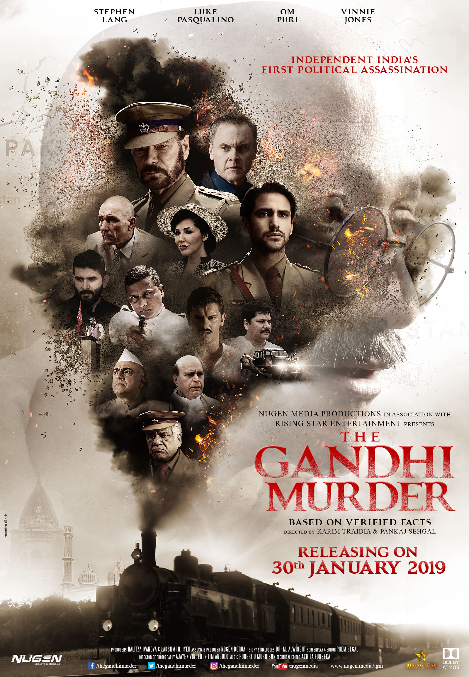 The Gandhi Murder (2019) Hindi 720p HEVC HDRip x264 AAC ESubs Full Bollywood Movie [700MB] Full Movie Download