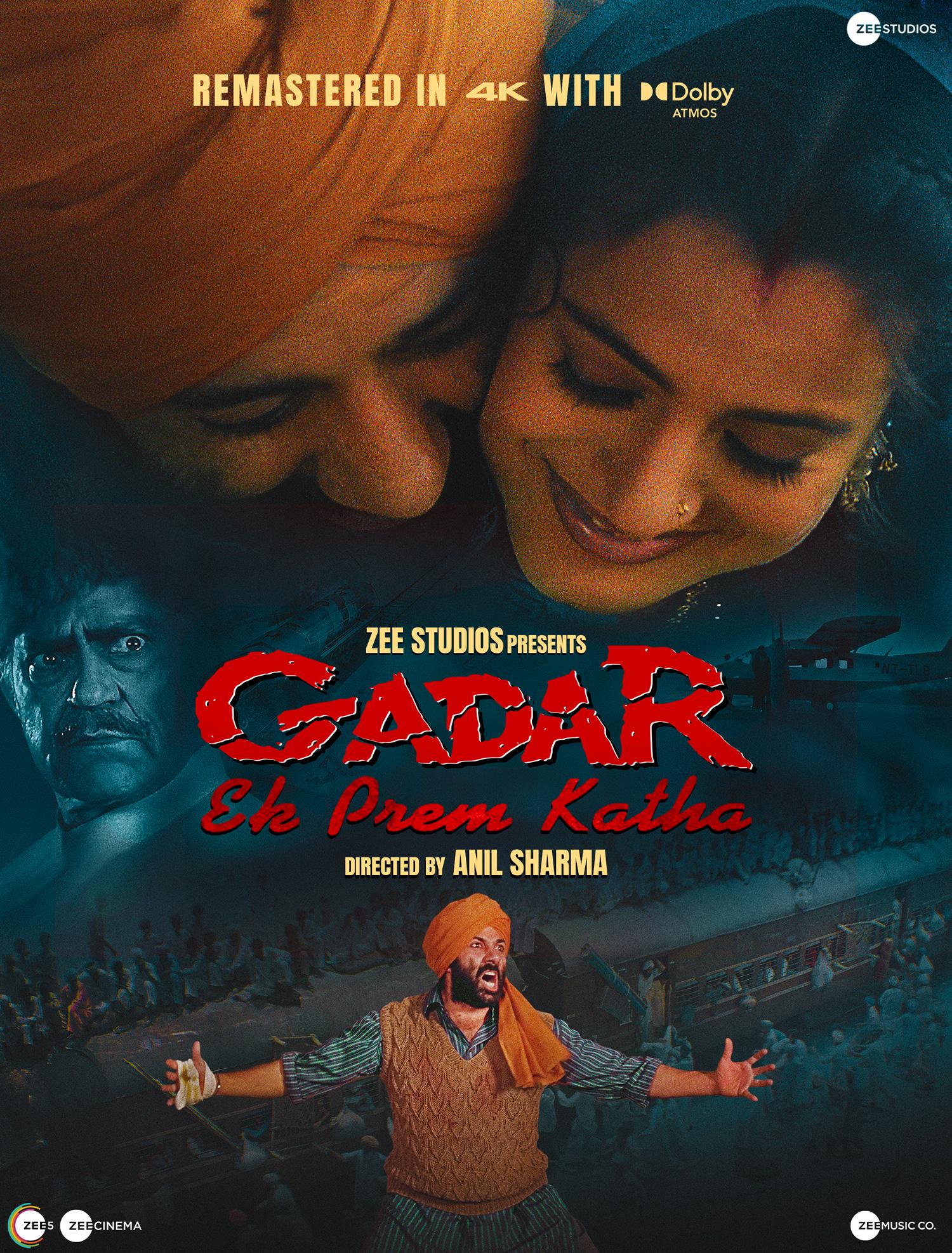 Gadar: Ek Prem Katha (2001) REMASTERED 720p HDRip x264 AAC ESubs Full Bollywood Movie [1.5GB] Full Movie Download
