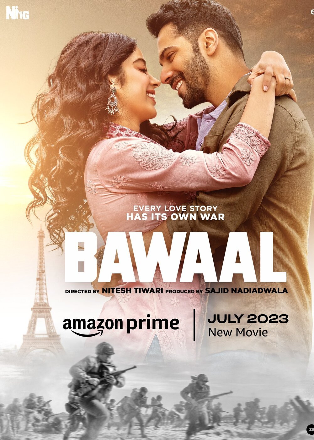 Bawaal (2023) Hindi 720p HEVC HDRip x265 AAC ESubs Full Bollywood Movie [650MB] Full Movie Download
