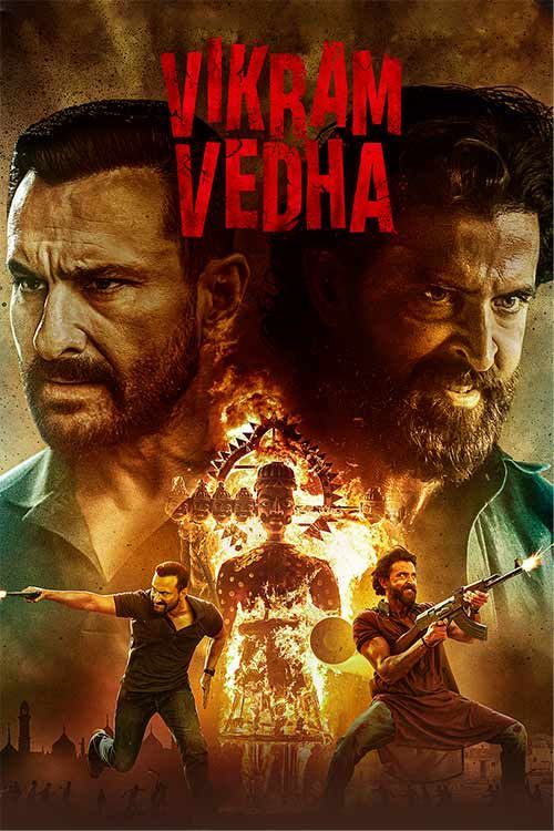 Vikram Vedha (2022) Hindi 1080p HDRip x264 AAC 5.1 ESubs Full Bollywood Movie [2.9GB] Full Movie Download