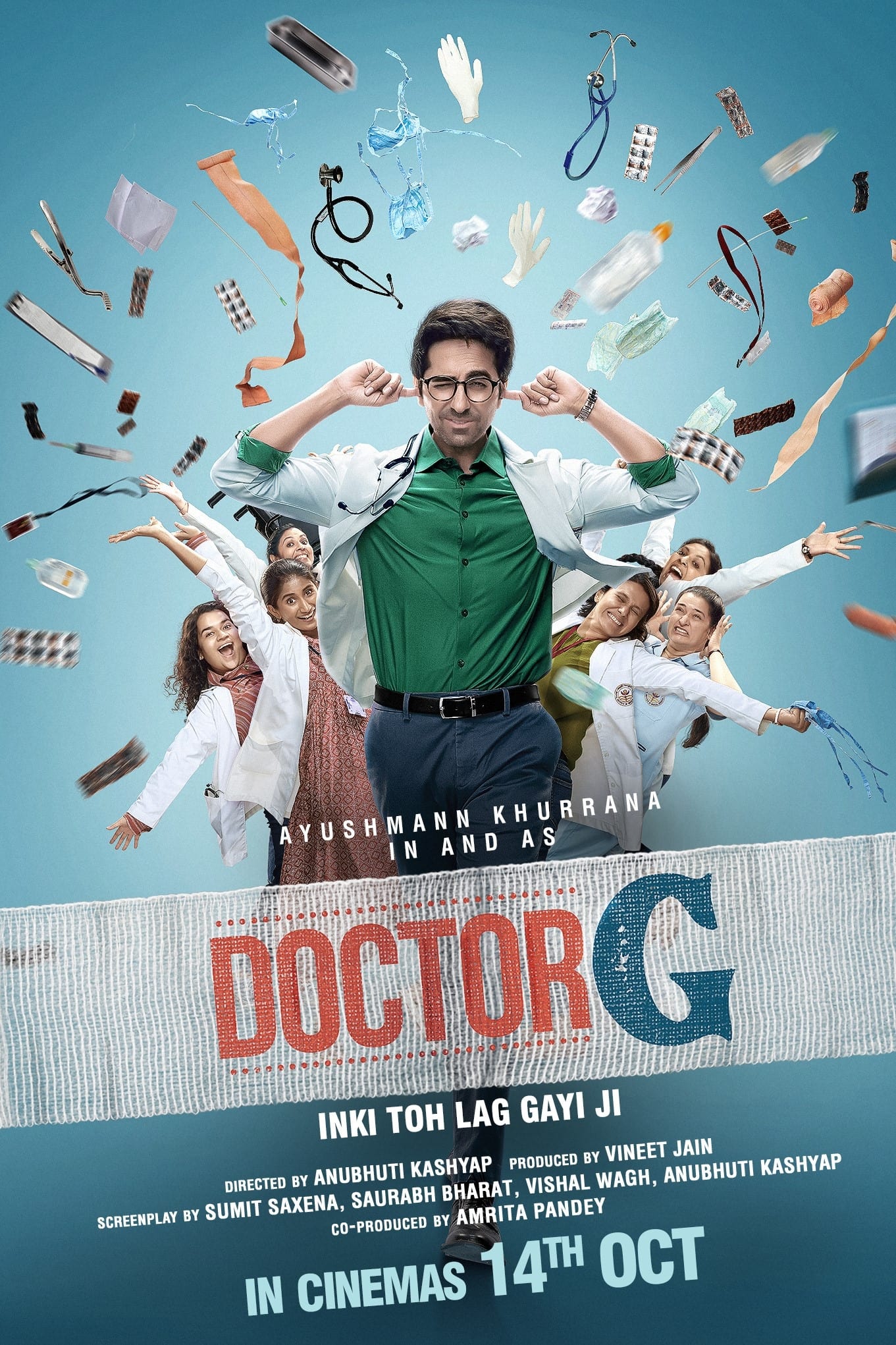Doctor G (2022) Hindi 480p NF HDRip x264 AAC ESubs Full Bollywood Movie [350MB] Full Movie Download